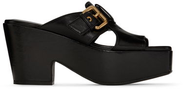 Oblečenie BY FAR BY FAR Lenka Platform Heeled Sandals Čierna | 22SSLNKMBLGLS, 0