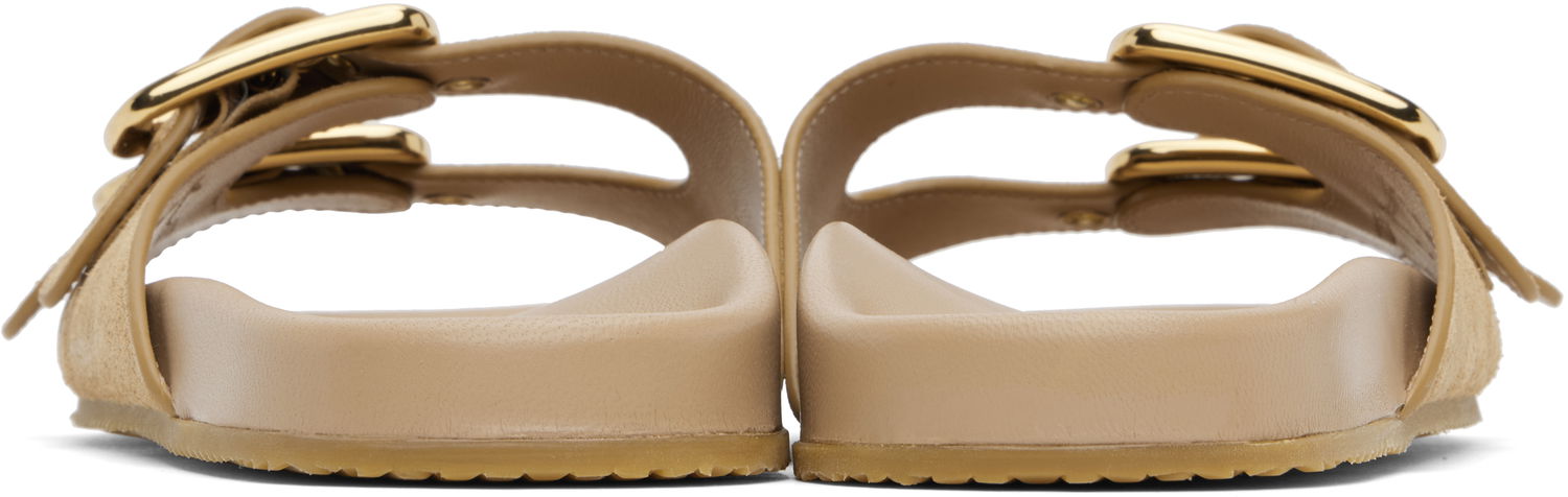 Doplnky CHLOÉ Chloé Polly Suede Sandals Béžová | CHC25U08PRY, 1