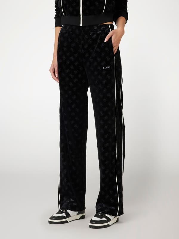 Tepláky GUESS Logo Straight Pants Čierna | V4BB05KCHS2, 0