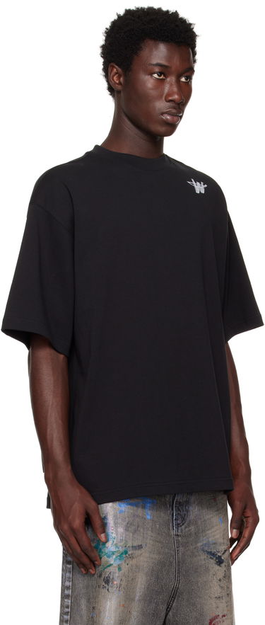 Tričko We11done Printed T-Shirt Čierna | WD-TP6-20-073-U-BK, 4