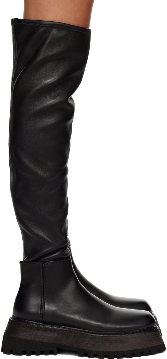 Marsell Quadrarmato Knee-High Platform Boots