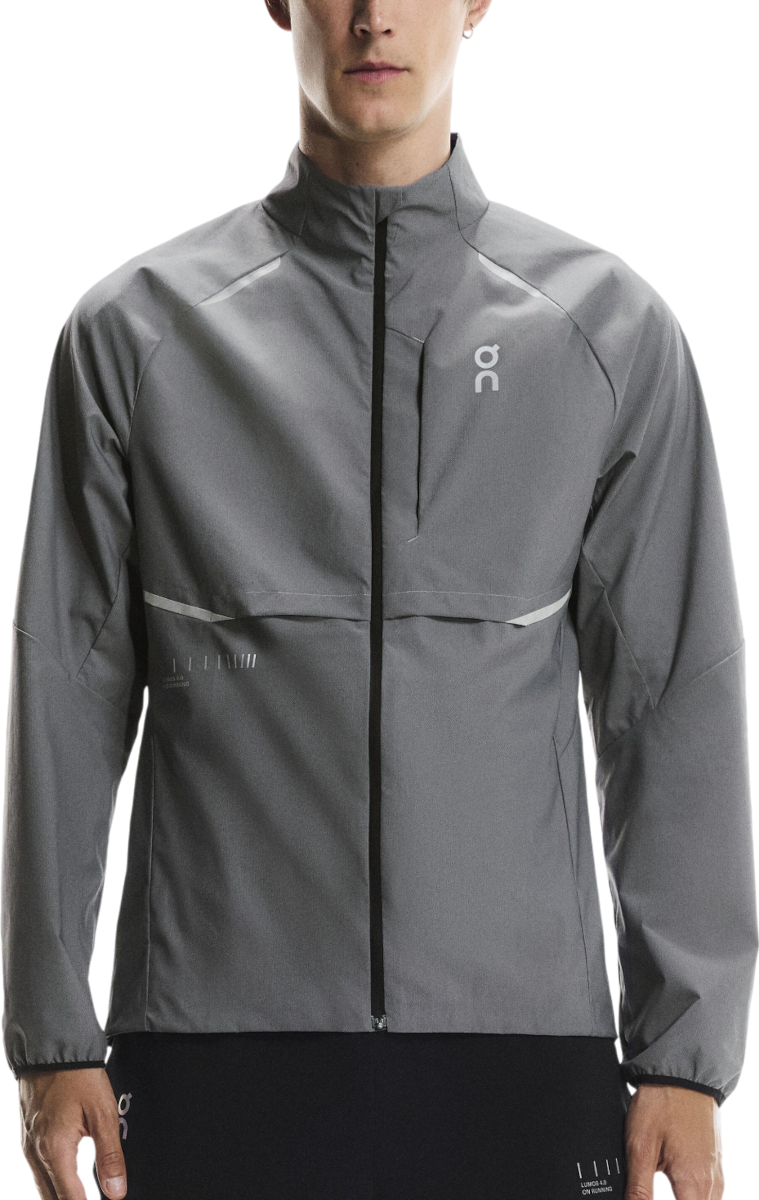 Bunda On Running Weather Jacket Lumos Šedá | 1mf30242608, 0