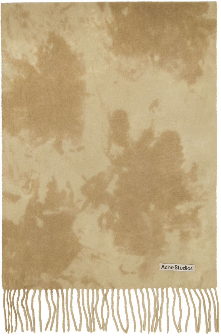 Šál Acne Studios Tie-Dye Scarf Béžová | CA0297-, 0