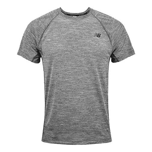 Tričko New Balance Quick Dry Short Sleeve T-Shirt Šedá | AMT81095-HC