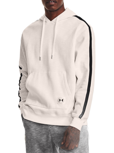 Mikina Under Armour Hoodie Essential Heritage Fleece Biela | 1373813-112