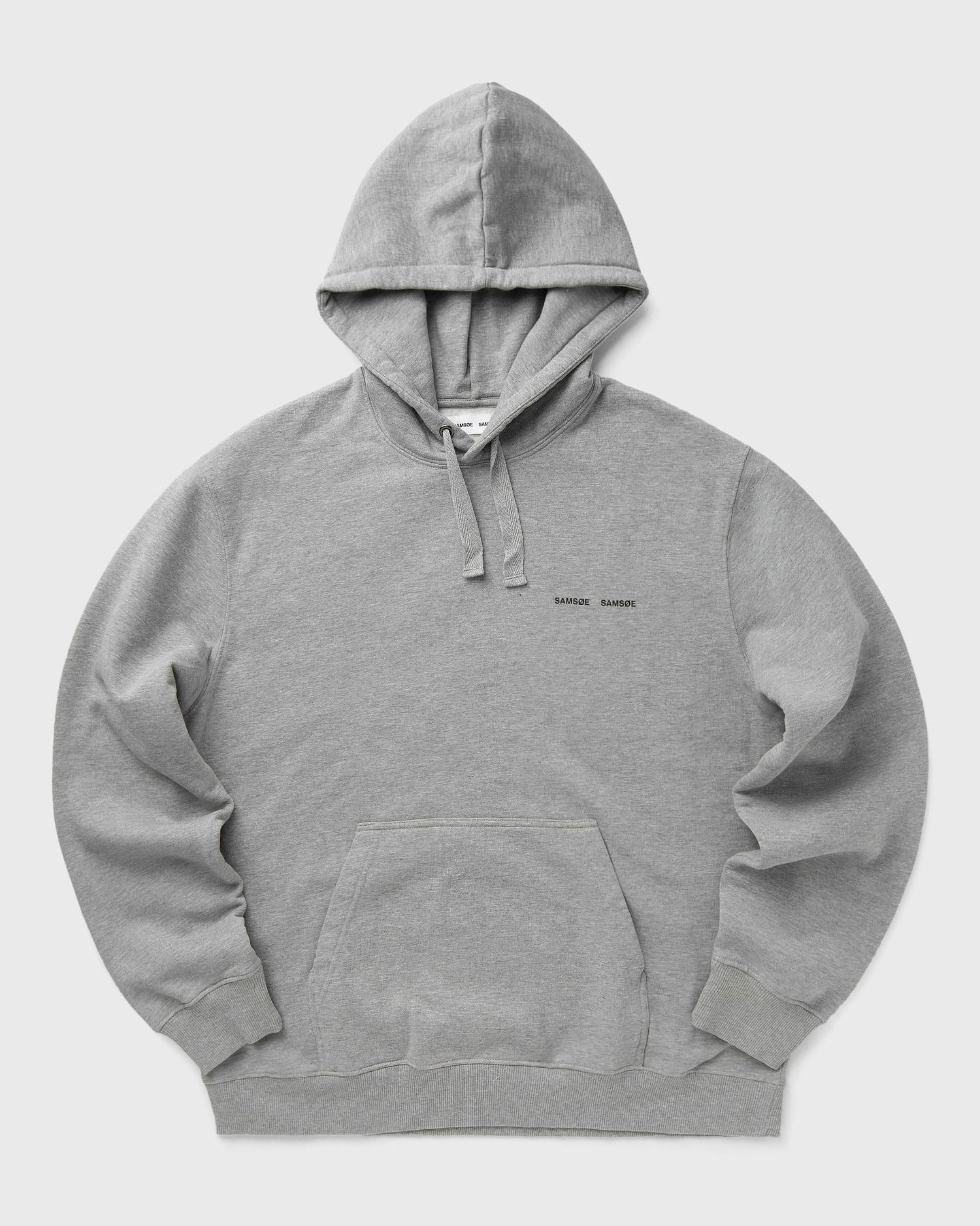 Mikina Samsoe Samsoe NORSBRO Drawstring Pullover Hoodie Šedá | M00018102-GREY-MEL, 1