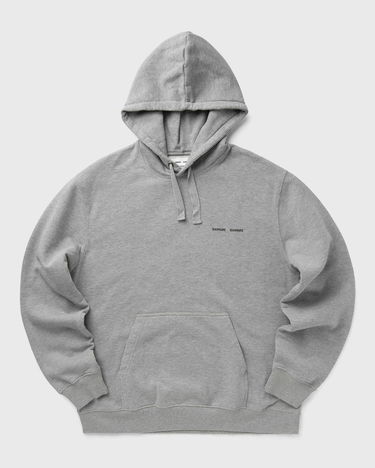 Mikina Samsoe Samsoe NORSBRO Drawstring Pullover Hoodie Šedá | M00018102-GREY-MEL, 1