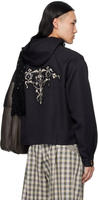 Mikina KIKO KOSTADINOV Kiko Kostadinov Slatina Hooded Sweatshirt Čierna | KKAW25TP04-63, 2