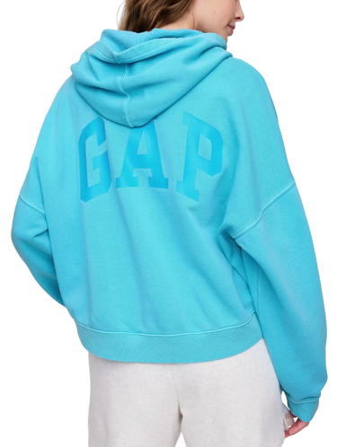 Mikina GAP Logo Hoody Tyrkysová | 429497-07, 1