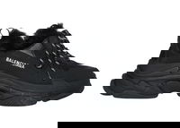 Triple S Fake Fur Black W