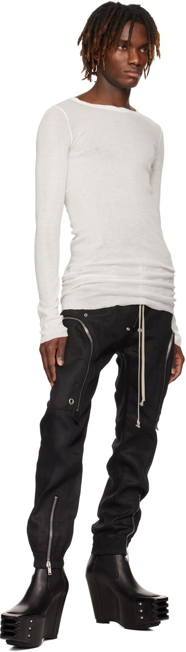 Cargo nohavice Rick Owens Rick Owens Hollywood Bauhaus Cargo Pants Čierna | RU01E5377 TWL, 3
