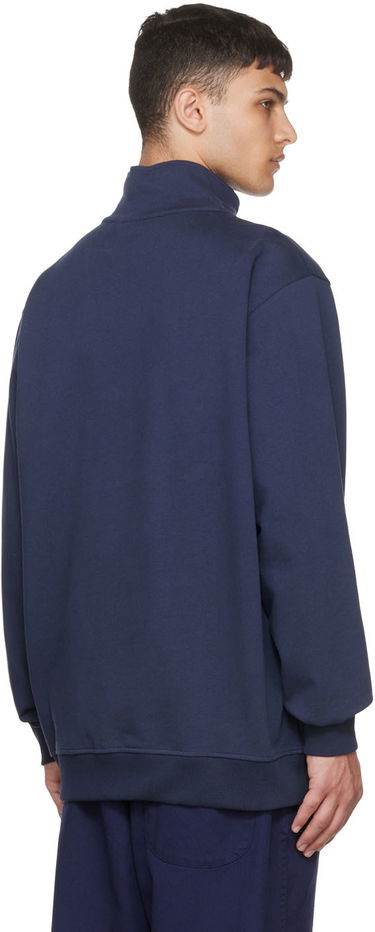 Mikina YMC Umbro Edition Quarter-Zip Sweatshirt Navy | UMJM0646-OGK, 2