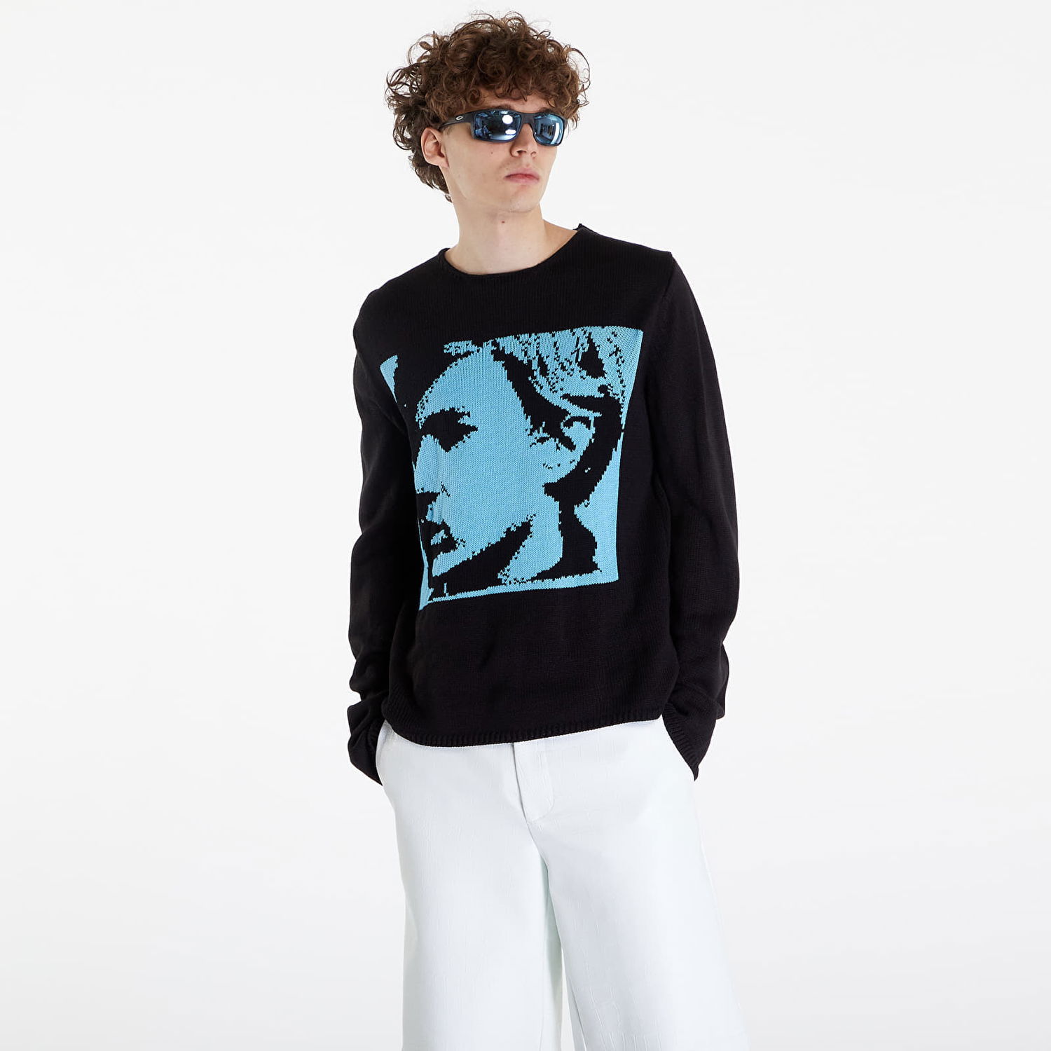 Sveter Comme des Garçons SHIRT Sweater Čierna | FM-N003 blue, 0
