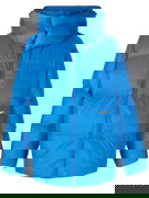 Logo-Print Padded Jacket Blue