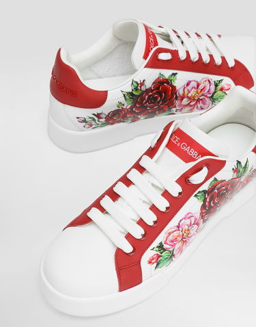 Tenisky a topánky Dolce & Gabbana Dolce & Gabbana Portofino Print Biela | CK2330AD773HA5PD, 3