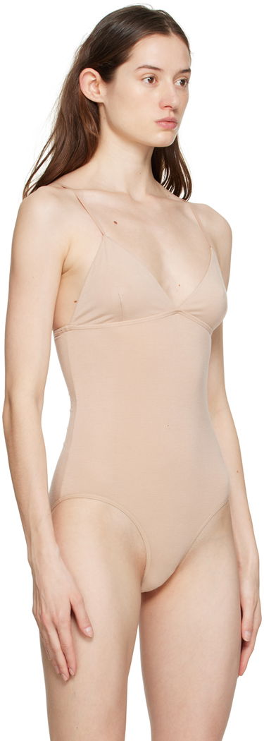 Body Baserange Sleeveless Slim-Fit Bodysuit Béžová | ONMI, 3