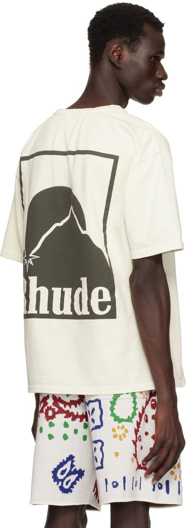 Tričko Rhude Rhude Moonlight Badge T-Shirt Biela | RHPS25TT03012, 2