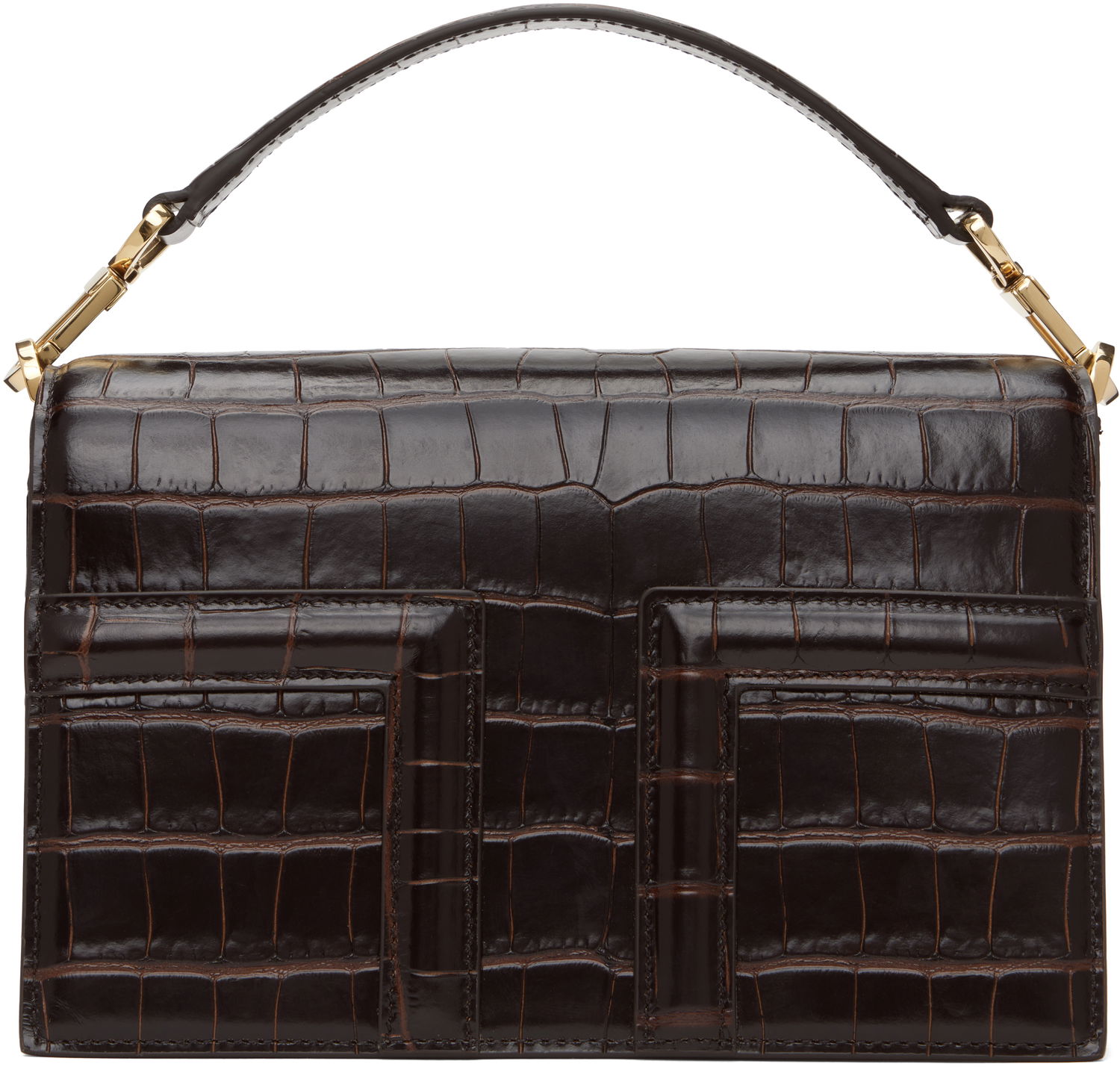 Kabelka TOTEME TOTEME Mini T-Flap Bag Hnedá | 244-WAL0049-LE0076, 0