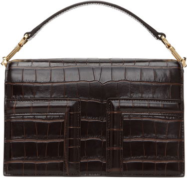 Kabelka TOTEME TOTEME Mini T-Flap Bag Hnedá | 244-WAL0049-LE0076, 0
