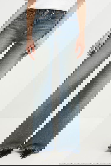 Džínsy KENZO High Waist Jeans Modrá | FF52DP2176S7.DS, 0