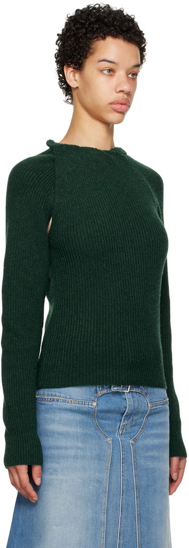 Sveter Stella McCartney Knot Sweater Zelené | 6K04703S2418, 1
