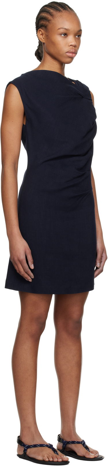 Šaty MSGM MSGM Twisted Mini Dress Žltá | 3841MDA33 257106, 4