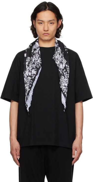 Tričko We11done We11done Wrinkled Muffler T-Shirt Čierna | WD-TT1-25-732-U-BK, 0