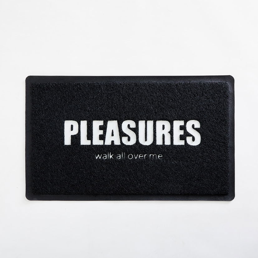 Home decor Pleasures Over Me Rubber Door Mat Čierna | P24SP060 BLACK