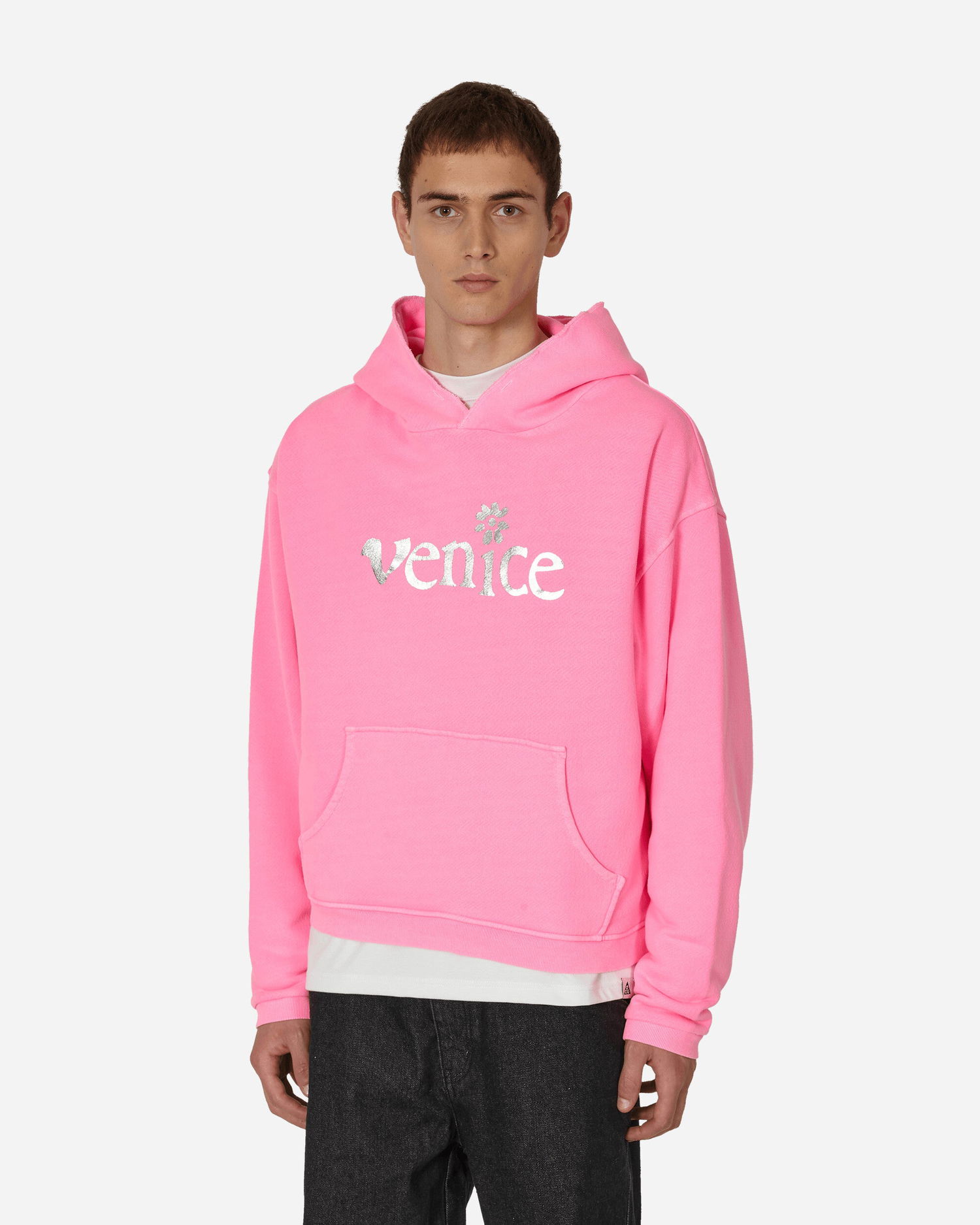 Mikina ERL Printed Venice Hooded Sweatshirt Ružová | ERL07T031 1, 0
