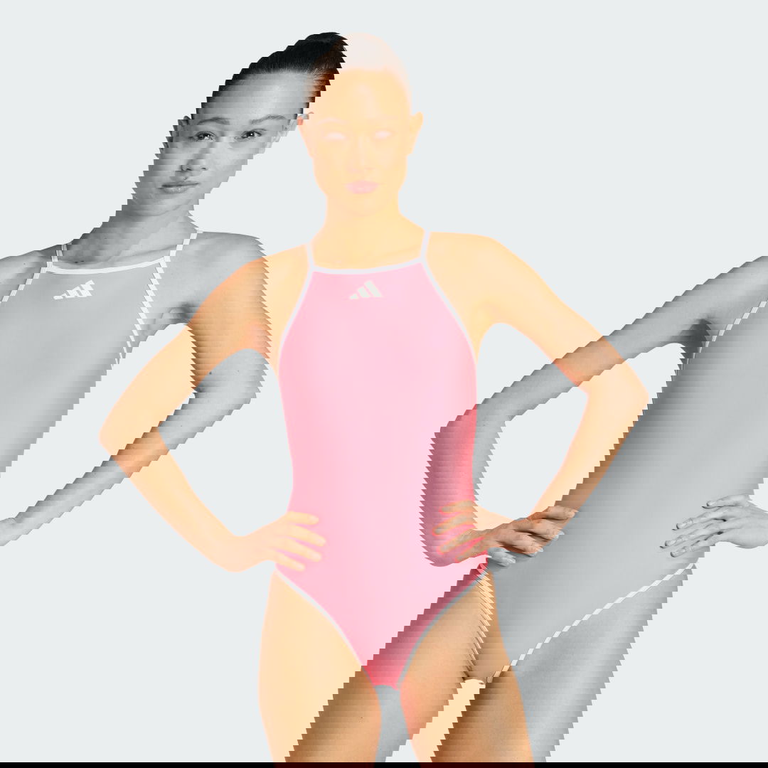 Plavky adidas Performance Tom Daley Adjustable Thin Straps One-Piece Swimsuit Ružová | JX3138, 0