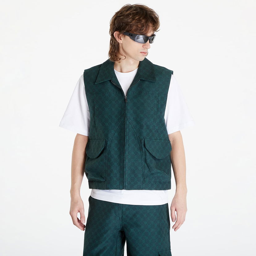 Vesta DAILY PAPER Benji Monogram Vest Zelené | 2411040