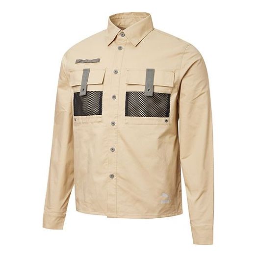 Košeľa Puma PUMA Woven Casual Shirt Béžová | 532186-12