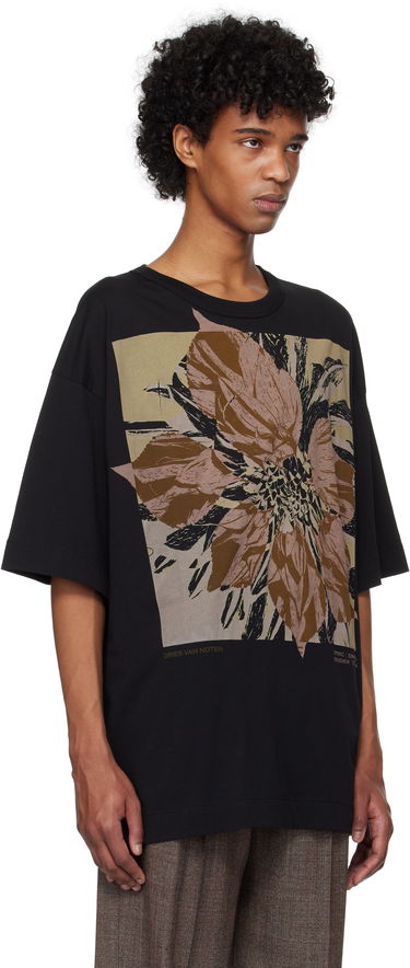 Tričko Dries Van Noten Dries Van Noten Floral Graphic T-Shirt Biela | 251-021141-1608, 4