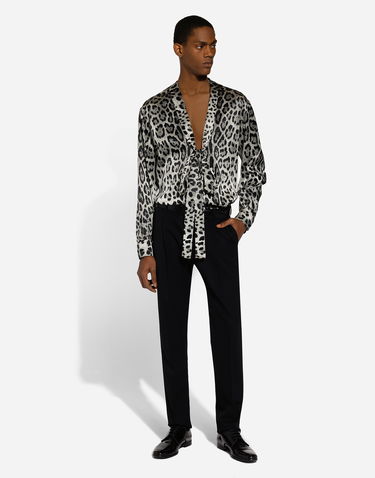 Košeľa Dolce & Gabbana Print Shirt Šedá | G5MI0TIS1WTHI13N, 1