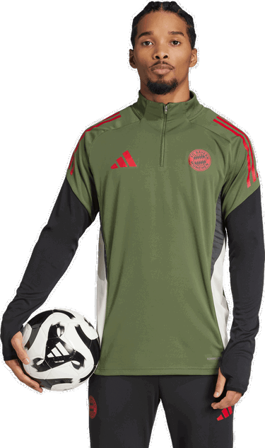 Tričko adidas Originals FC Bayern Tiro25 European Competition Training Top Zelené | jn5621, 4