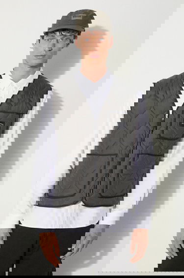 Vesta Awake NY Awake NY Quilted Vest Šedá | SP24.OT003, 3