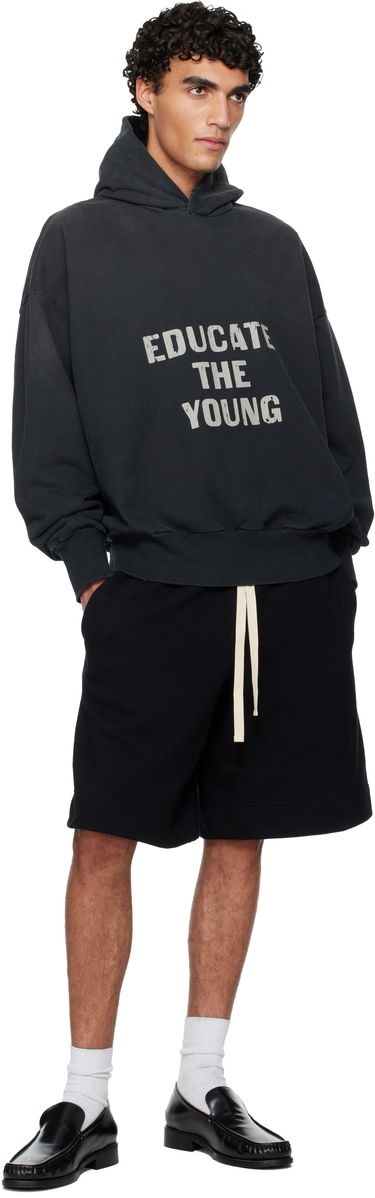 Mikina Fear of God Educate The Young Hoodie Čierna | FG25FW12-12110BHF-001, 3