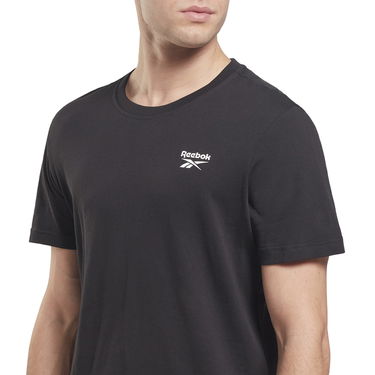 Tričko Reebok Left Chest Logo Tee Čierna | HG4441, 1
