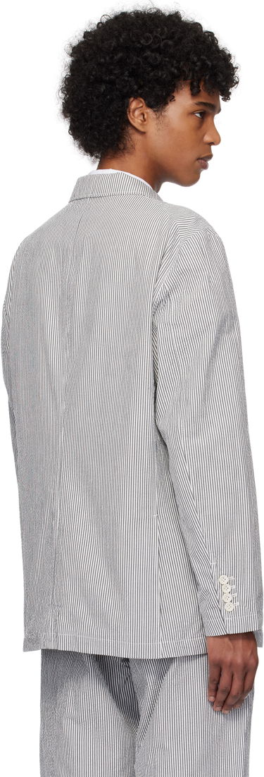 Bunda Engineered Garments Engineered Garments Andover Striped Blazer Šedá | 25S1D006, 2