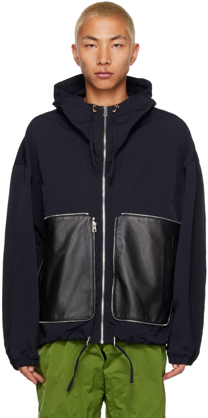 Bunda Bottega Veneta Packable Jacket Navy | 725855 VKV10, 0