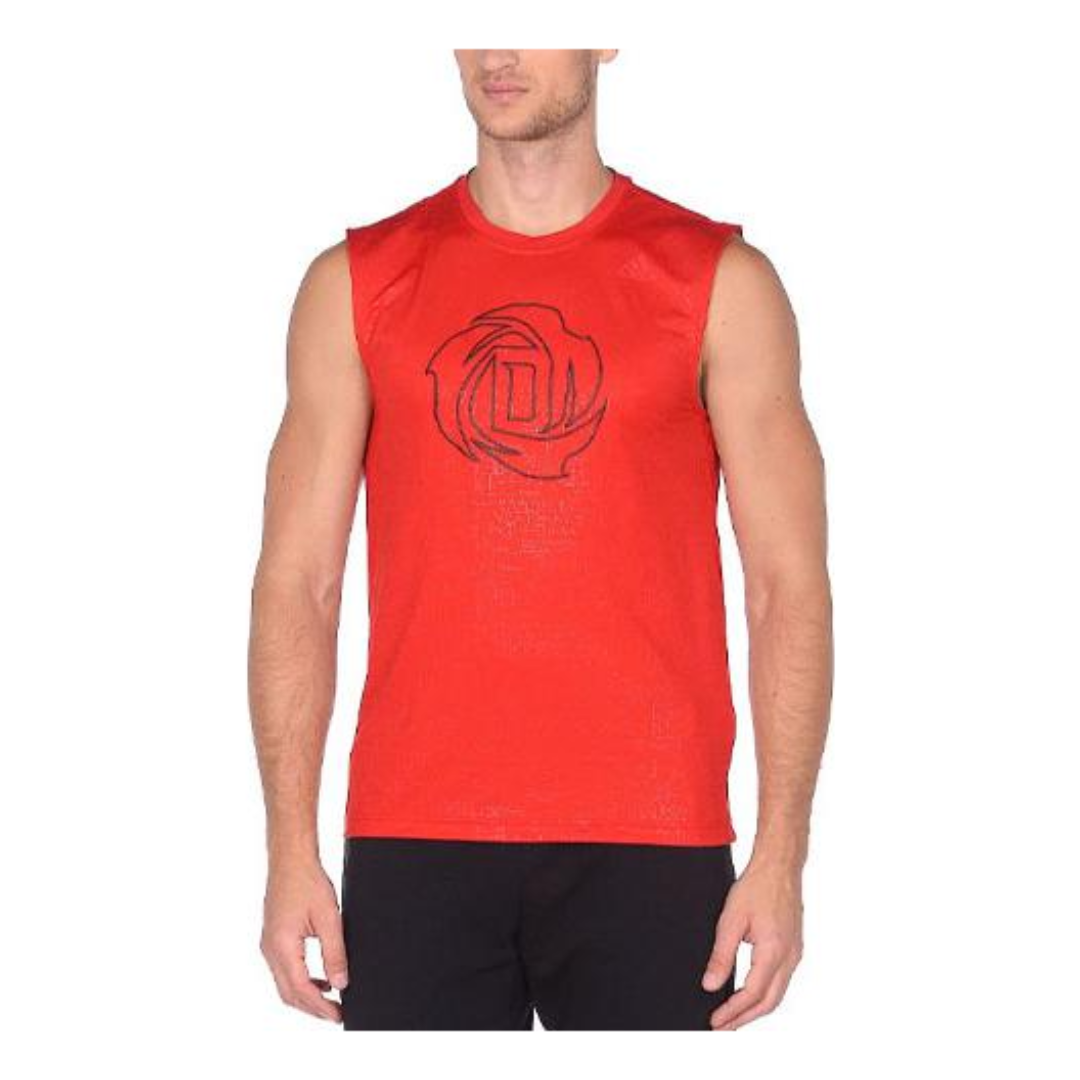Tielko adidas Originals Chicago Bulls Derrick Rose Men's Tank Červená | CW6888, 0