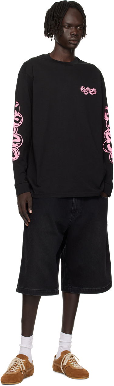 Tričko KENZO Kenzo Paris 'KENZO Pachinko' Relax Fit Long Sleeve Tee Čierna | FF65TL3524SG, 3