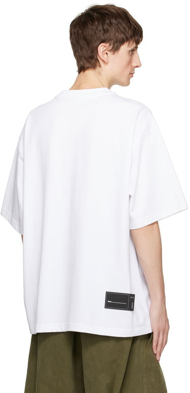Tričko We11done We11done Printed T-Shirt Biela | WD-TP6-20-073-U-WH, 2