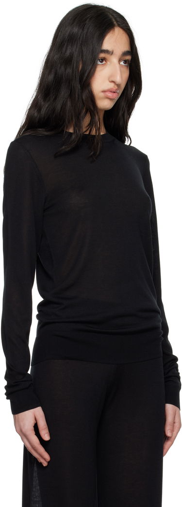 Sveter TOTEME TOTEME Fine Knit Crewneck Sweater Béžová | 252-WRT0463-YA0151, 4