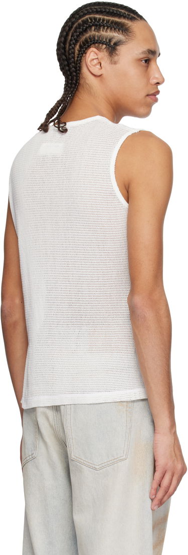Tielko Maison Margiela MM6 Maison Margiela V-Neck Tank Top Biela | SH2NL0008 M20111, 2