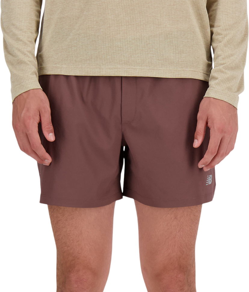 Šortky New Balance AC Lined Short 5" Vínová | ms41290-lie