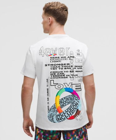 Tričko lululemon Pride Jersey T-Shirt Biela | prod11890047, 2
