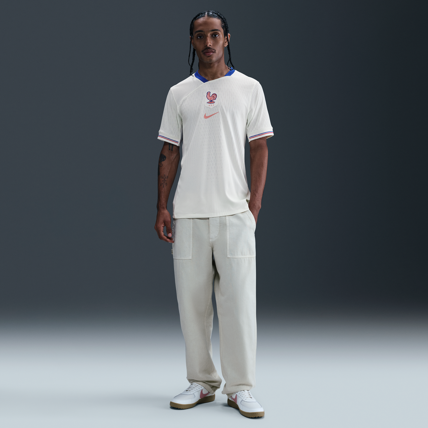 Dres Nike FFF Match 2025 Dri-FIT ADV Authentic Outdoor Football Jersey Biela | IH0804-110, 1