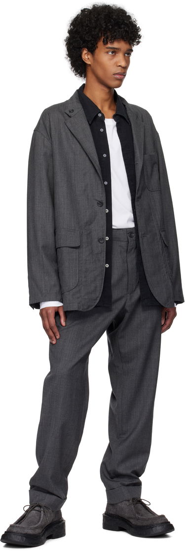 Bunda Engineered Garments Engineered Garments Loiter Blazer Šedá | 25S1D001, 3
