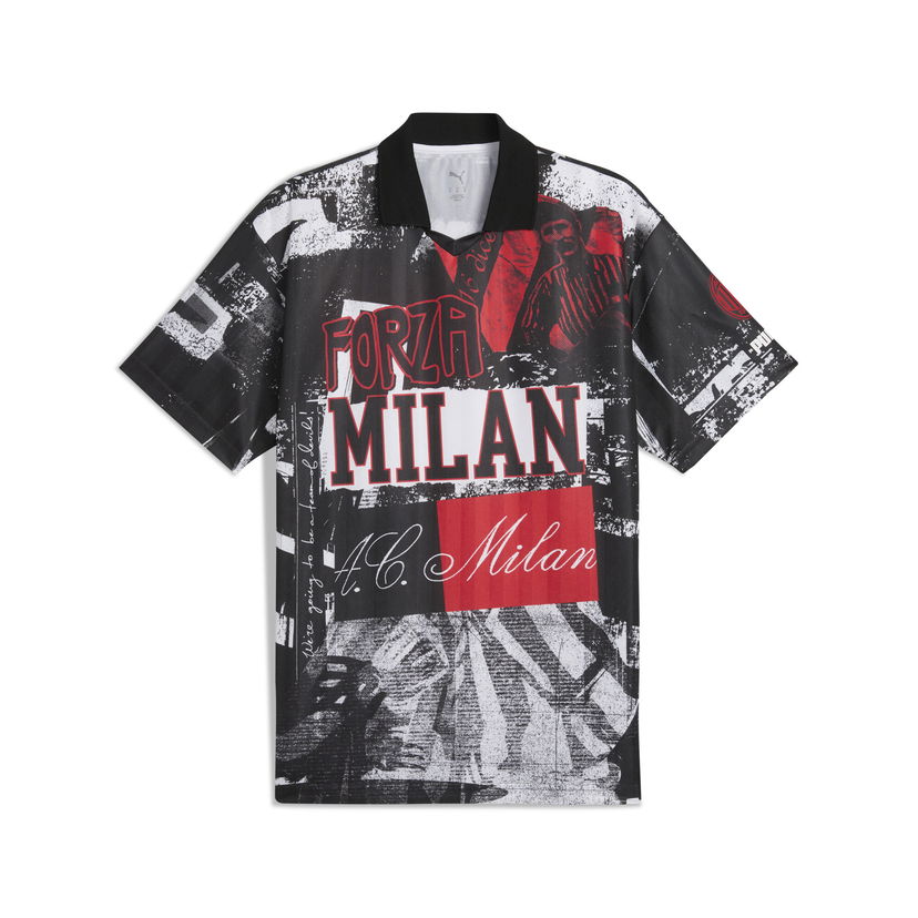 Dres Puma AC Milan Retro ftblNRGY+ Graphic T-Shirt Čierna | 779336_01